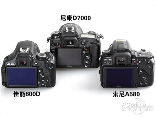 尼康D7000套机(18-105mm VR)佳能600D/索尼A580/尼康D7000对比评测