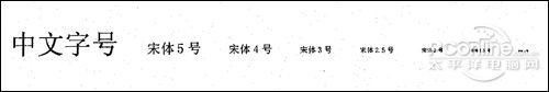 联想M7400大小字体打印效果