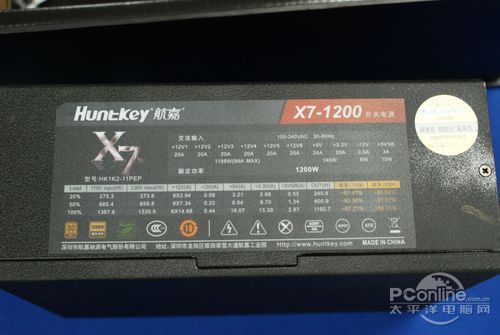 航嘉X7 1200W