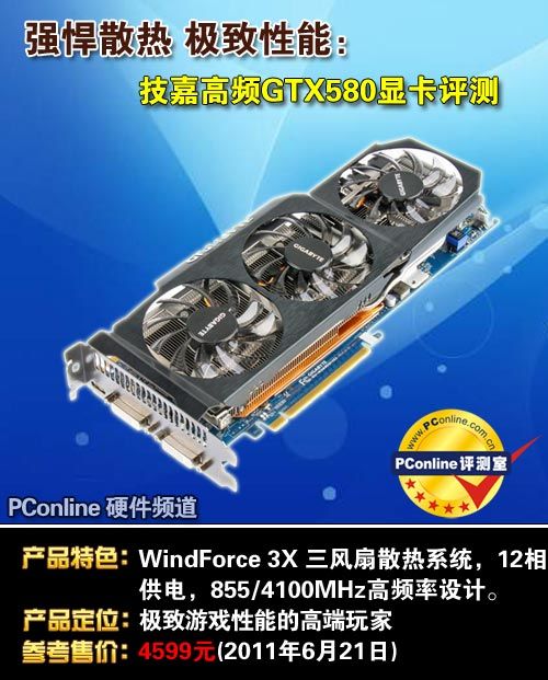 技嘉高频GTX580显卡