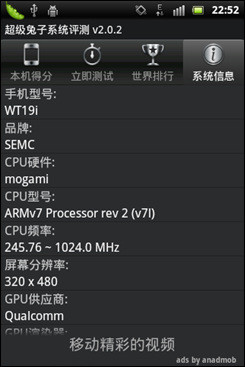 索爱 WT19i系统硬件大升级!索尼爱立信WT19i评测