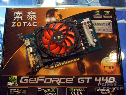 索泰GT440-512D5毁灭者 PA