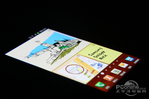 三星Galaxy Note I92205.3寸巨屏双核!三星Galaxy Note手机评