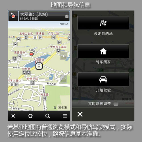 诺基亚603导航信息