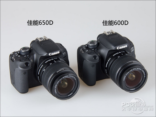 佳能650D套机(18-55mm,55-250mm)佳能650D对比600D