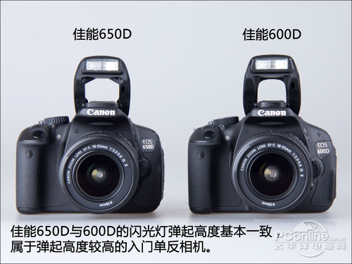 佳能650D套机(18-135mm STM)佳能650D对比600D