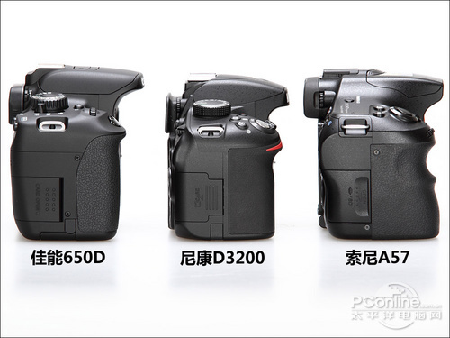 尼康D3200套机(18-55mm)佳能650D/尼康D3200/索尼A57对比评测