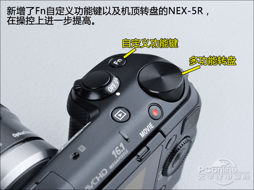 索尼NEX5R双头套机(16-50mm,50mm)索尼微单™NEX-5R拨轮