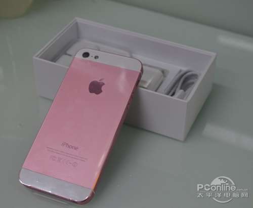 粉红色限量版苹果iphone5到货报4480元 太平洋电脑网