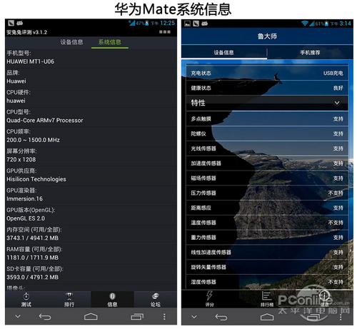 华为Mate移动版华为Mate评测