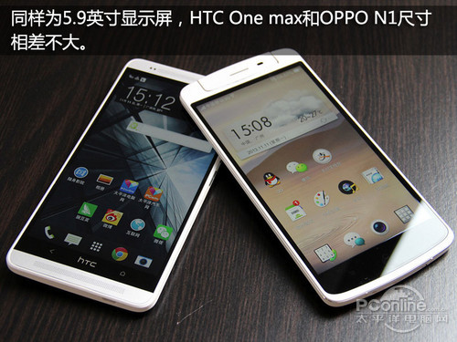 HTC 8060HTC One Max对比OPPO N1