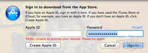 Apple ID无法登录App Store