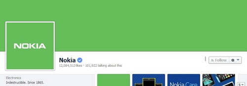 诺基亚主页换上了安卓主色调——绿色