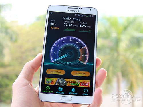 快慢有差别 三星note3 4g版cat4速度实测