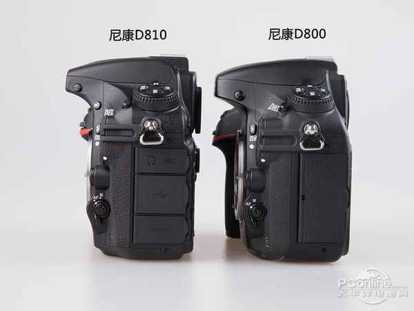 尼康d810/d800接口對比