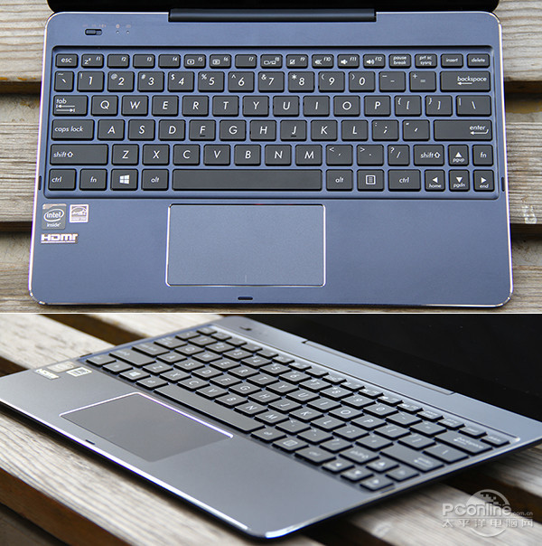 相对于初代的华硕t100,华硕t1 chi可以说是有了天翻地覆般的变化,而且