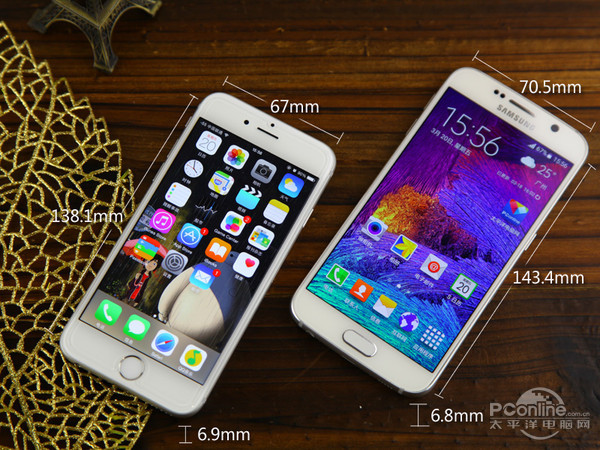 三星s6/iphone6對比:只能買一部你選誰?