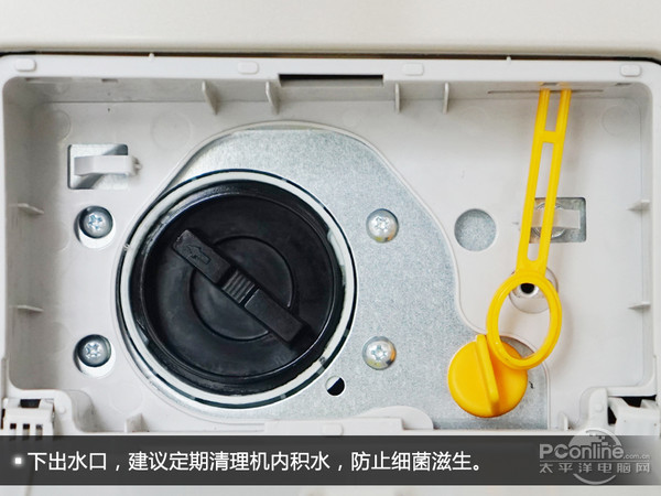 海尔洗衣机排污口图解图片
