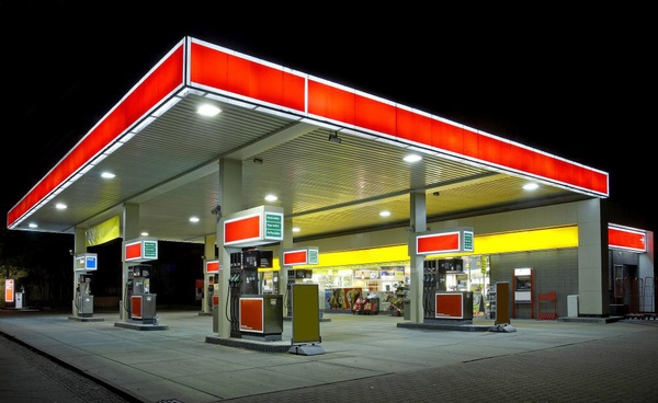 中石油加油站 全景图片