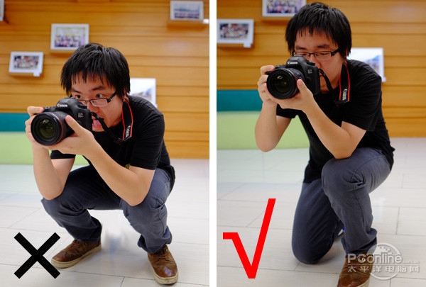 摄影师拍照姿势专业图片