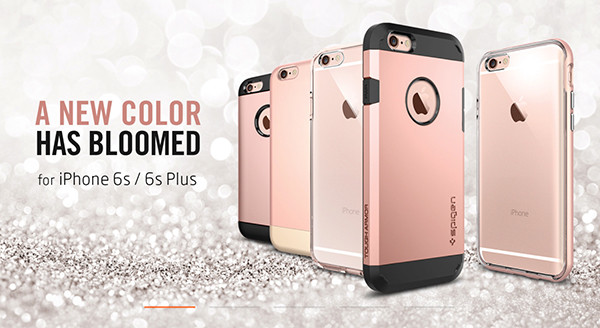 iPhone 6s玫瑰金配色