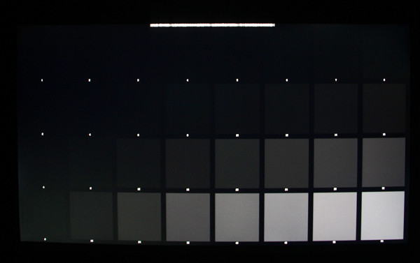 显示器32级灰阶表现:较差 差  中等 良好优秀