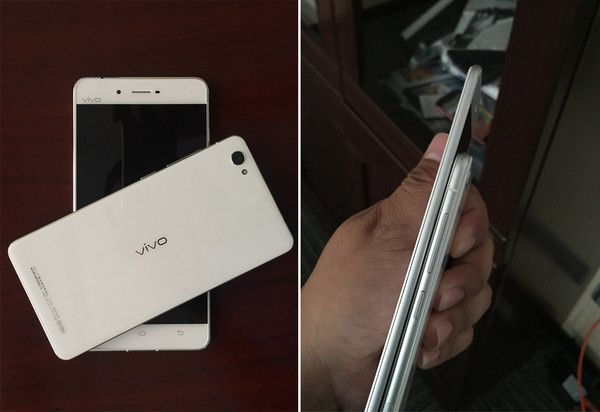 手機 手機資訊 正文 從另一組vivo x6和vivo x5pro對比的諜照圖來看