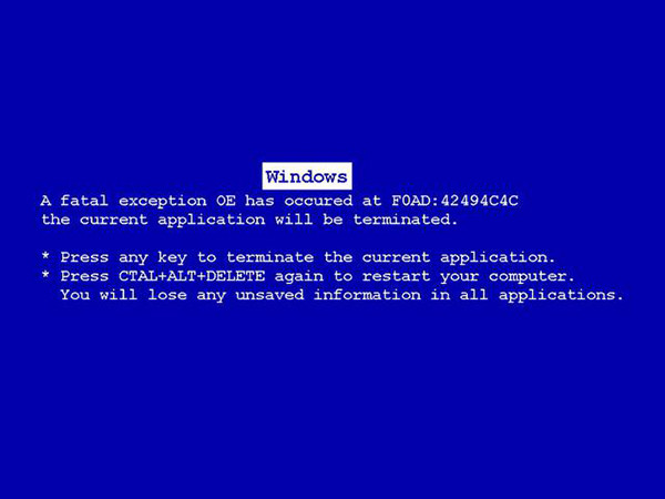 蓝屏指的是windows崩溃或停止执行时所显示的蓝色屏幕,只要用过