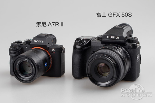 富士GFX 50S索尼A7RII对比富士GFX 50S