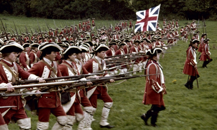 奥斯卡最佳服装设计奖影片《巴里•林登》 里19世纪的英国红衫军