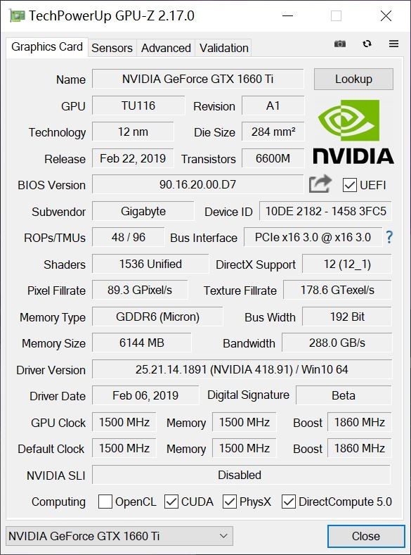 技嘉gtx760三风扇参数图片