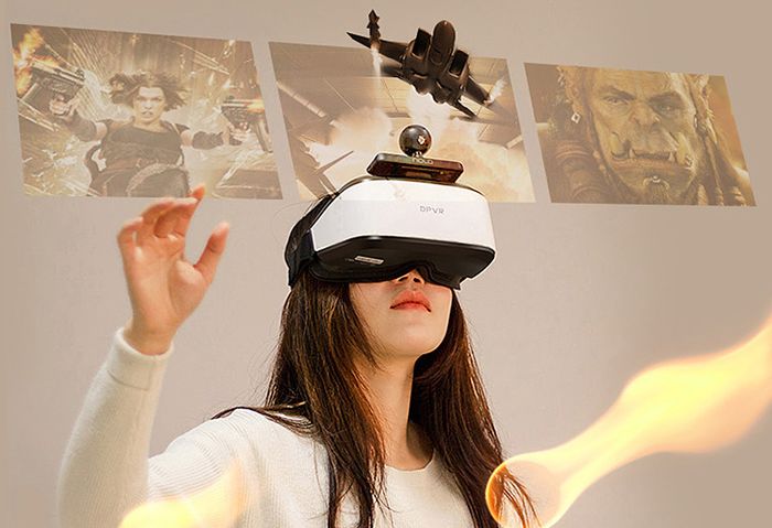 VR设备大朋E3C，只需带上眼镜即可进入别样的神奇世界