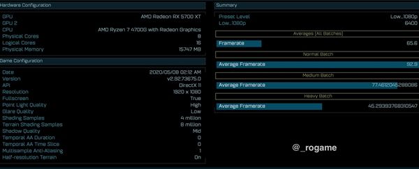 8核16线程AMD锐龙7现身《奇点灰烬》基准库