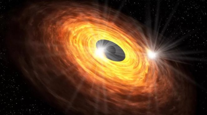 研究称银河系中心的黑洞可能正向我们“眨眼”