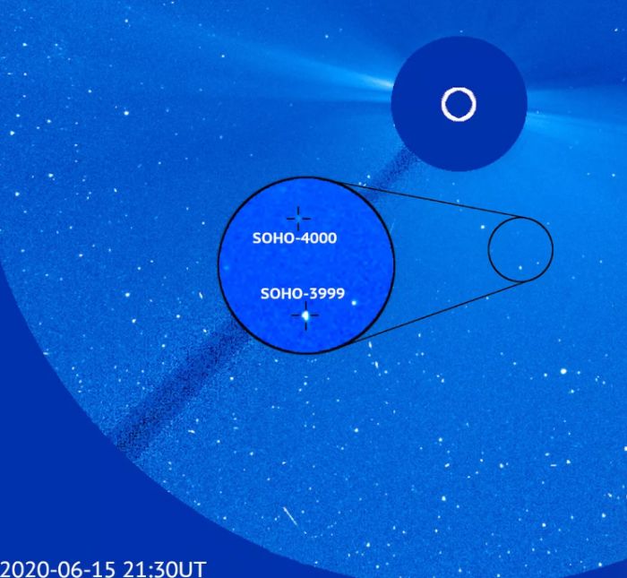 公民科学家利用太阳观测卫星SOHO发现第4000颗彗星