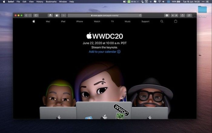 改为线上直播后如何正确打开苹果WWDC2020