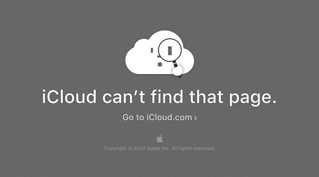 iCloud门户网站周三出现短时无法访问的故障
