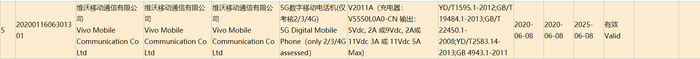 5g手机vivoX50Pro+获3C认证：最低售价4998元！