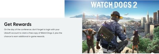 育碧将向7月13观看庆典活动的用户赠送《看门狗2》
