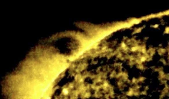 UFO猎人宣称在太阳上找到外星人存在的证据