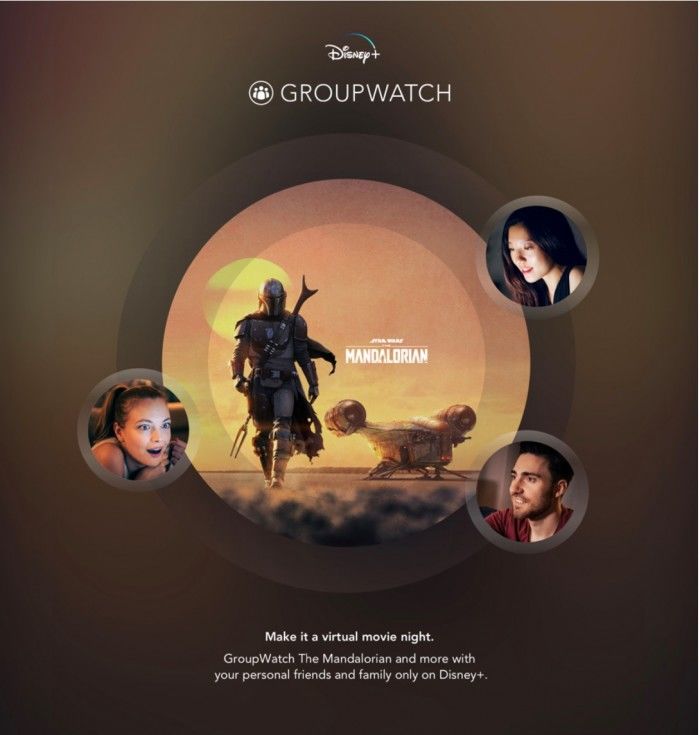 Disney+增加了一项名为GroupWatch的共同观看功能