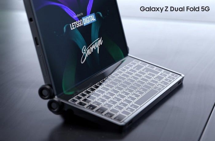 三星GalaxyZDualFold5G概念机的新设计专利曝光