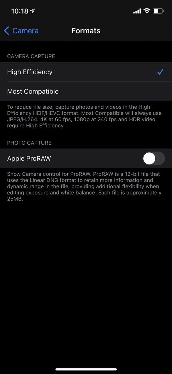 苹果带来iOS14.3：全新图像格式、单张体积超大