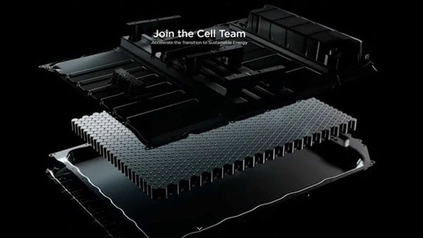 特斯拉展示革命性4680电池组装图！无极耳少发热