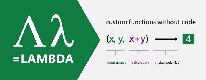 Excel现允许用户通过LAMBDA创建自定义函数