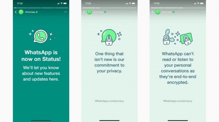 WhatsApp使用“动态”更新来缓解用户对隐私的担忧