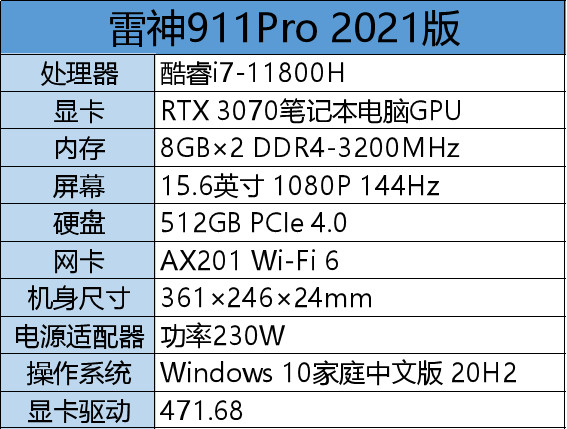 性能表现更进一步雷神911Pro全面评测-太平洋电脑网