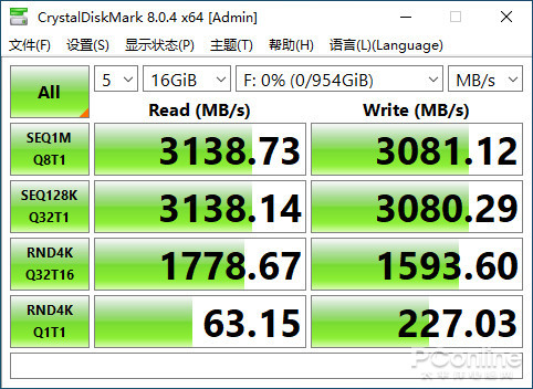 CrystalDiskMark-16GB