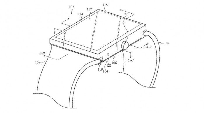 专利申请文件披露了苹果手表的平边设计
