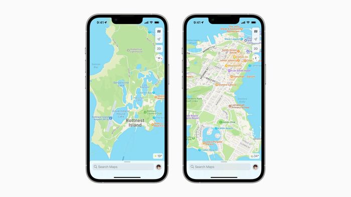 苹果在澳大利亚推出更新地图界面